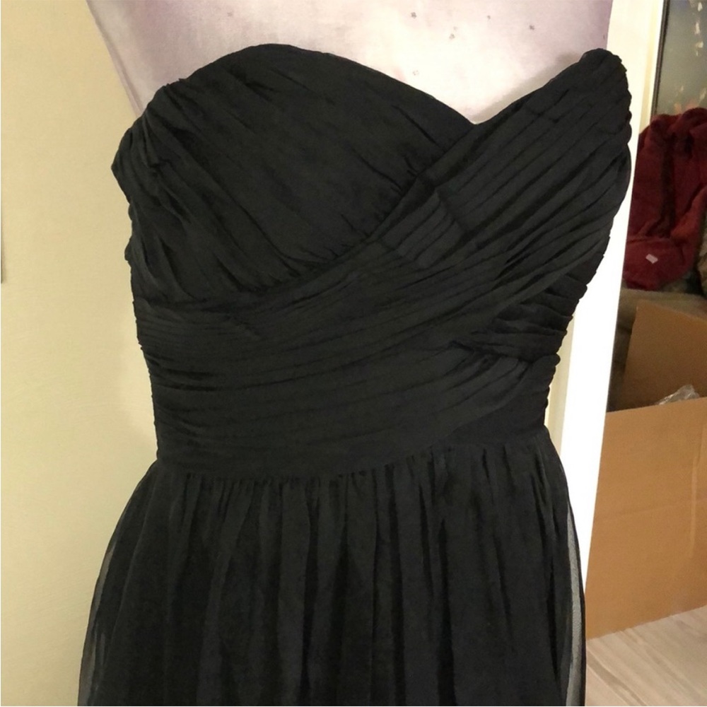 Madelyn Black Silky Chiffon - Picture 3 of 5